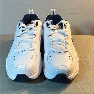 Nike  Men’s White and Navy Sneakers